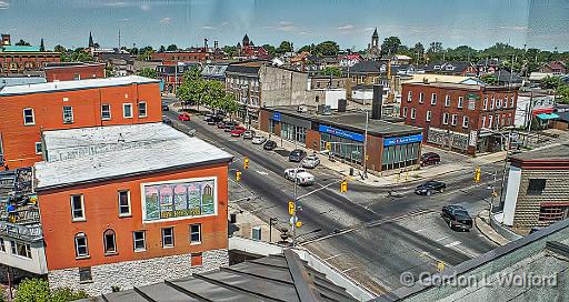 Smiths Falls From Above_DSCF20224.jpg - Photographed from the Look-Out Tower at Smiths Falls, Ontario, Canada.